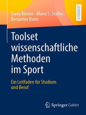 cover image of Toolset wissenschaftliche Methoden im Sport